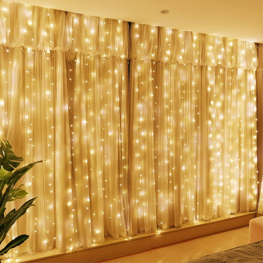 Rideau LED guirlandes